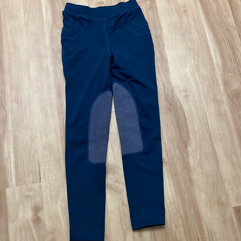 Girls navy riding pants